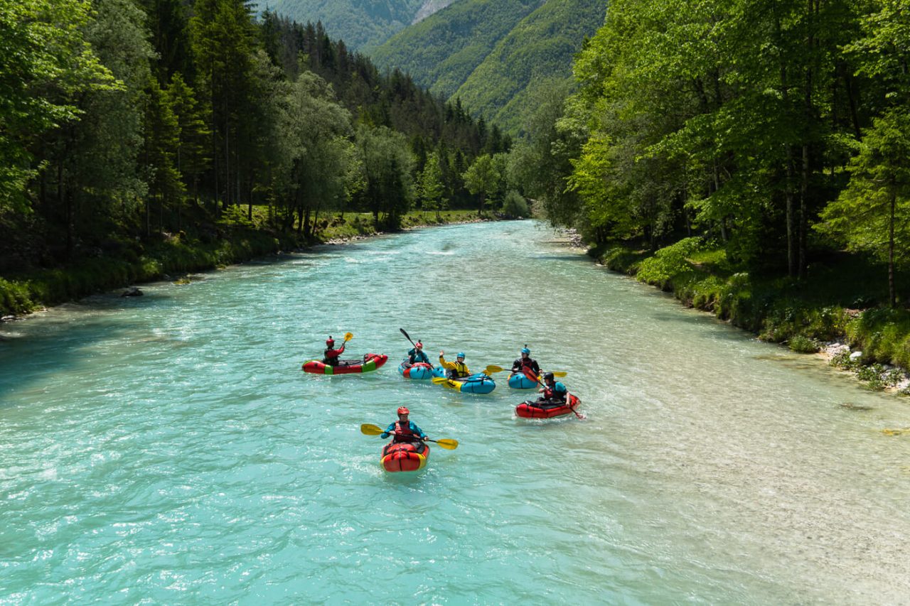 Packraft Kurs Soca, Slowenien – Wildwasser Basics