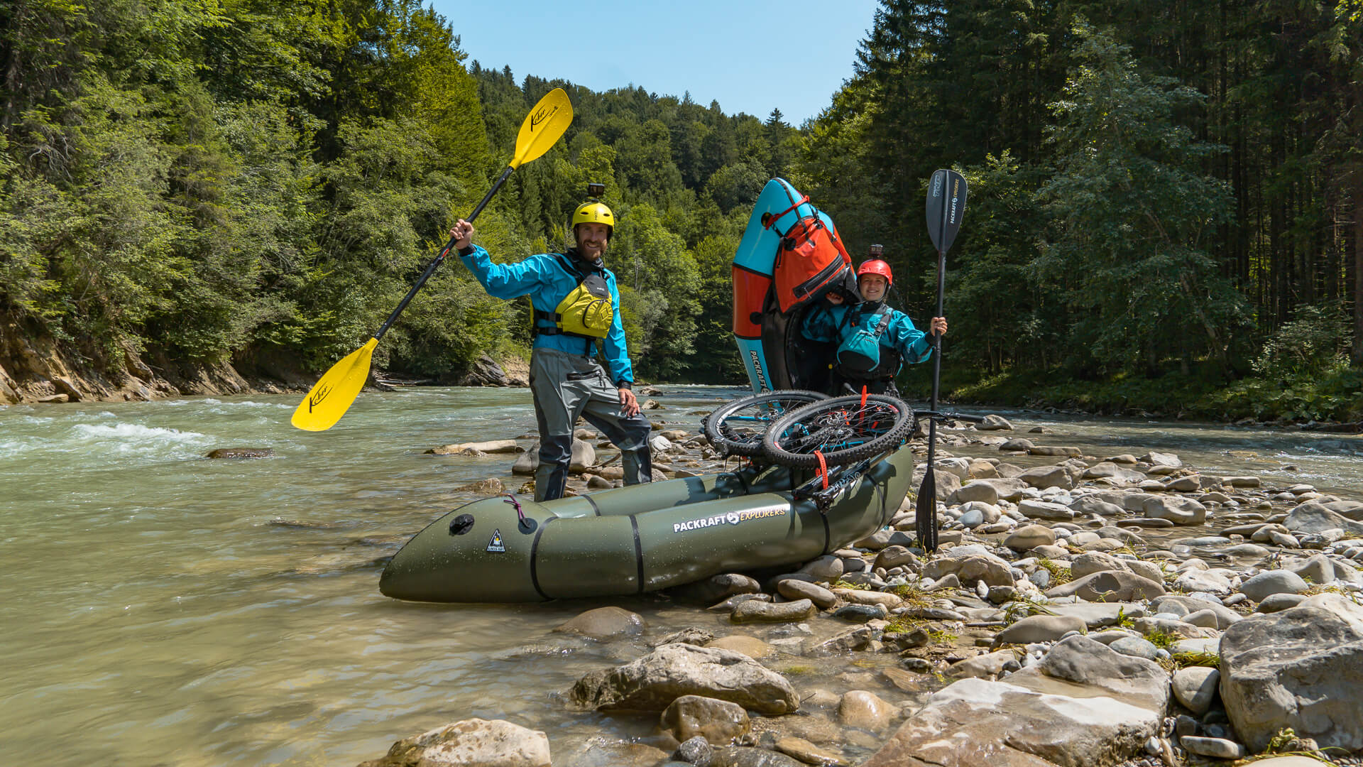 Packraft Explorers • Alpacka Raft Packraft Mieten, Kurse & Touren